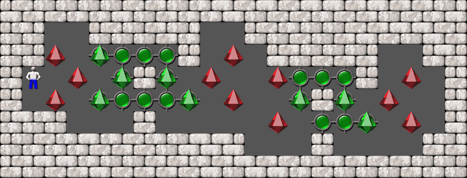 Сокобан More Bugs collections уровень 213